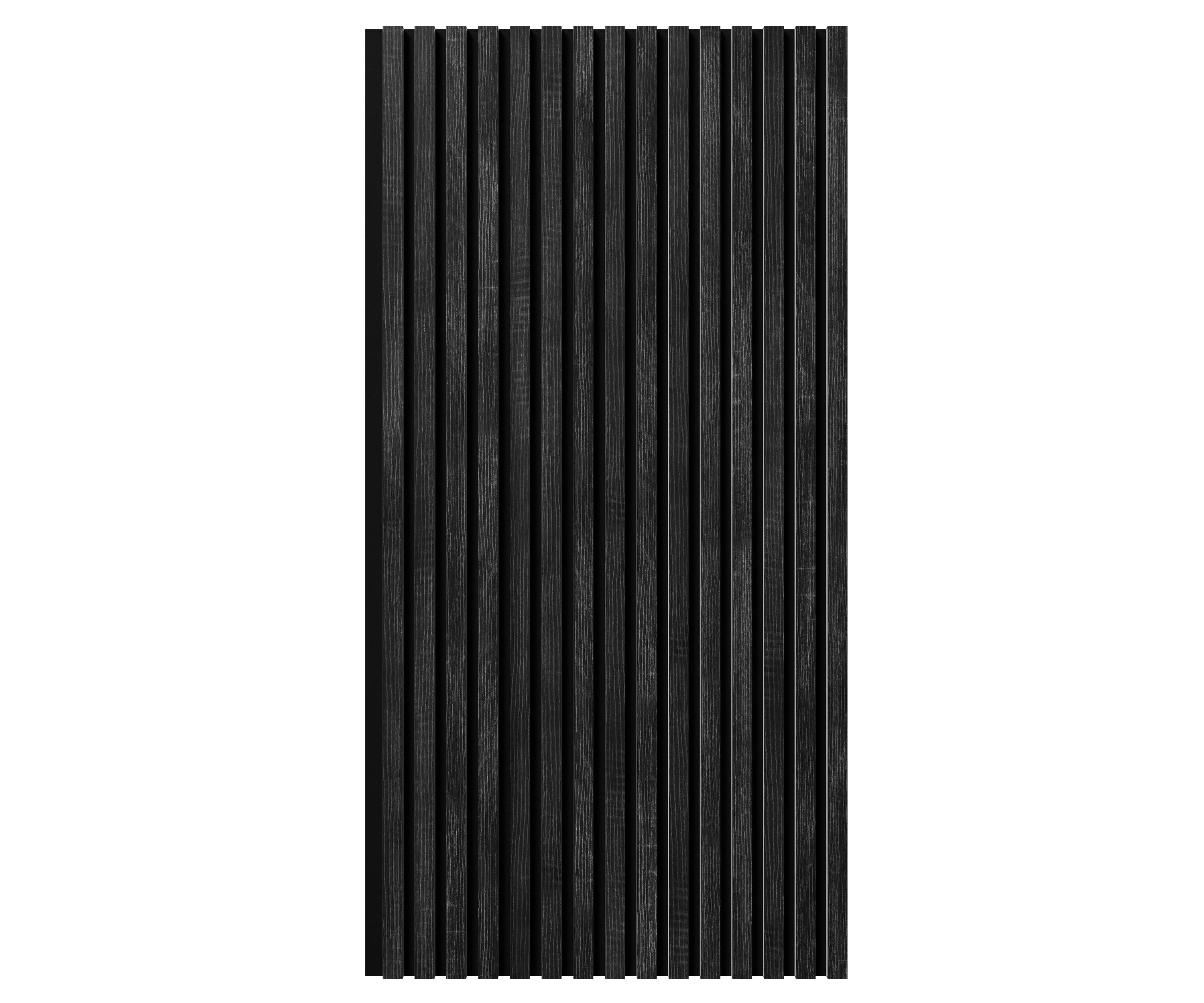 МДФ стеновая панель акустическая Cosca Decor Сканди Дуб Графит черный войлок 1200×600×19